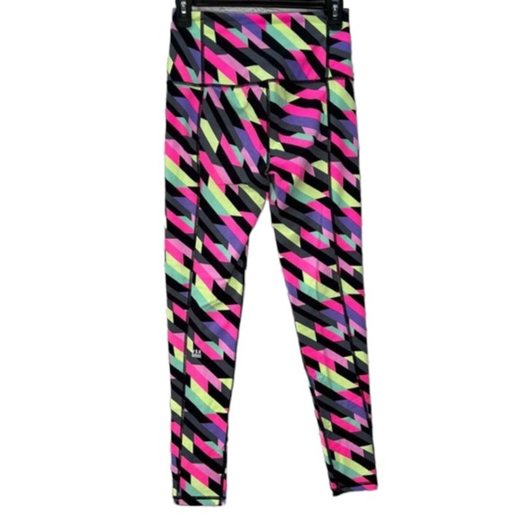 Victoria’s Secret Vsx Sport Knockout Multicolor Neon Print High Waist Leggings - Picture 4 of 7